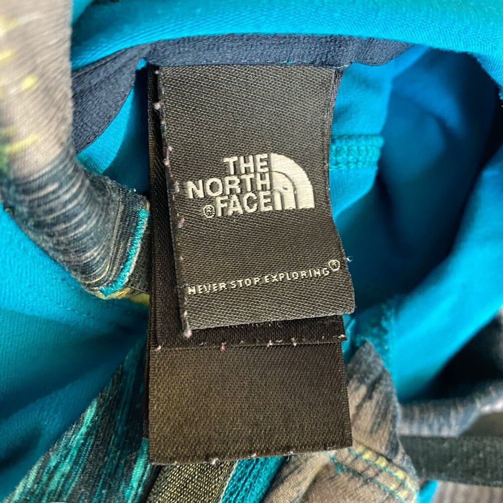The North Face Medium Teal Women's 1/4 Zip Hoodie - Picture 10 of 10